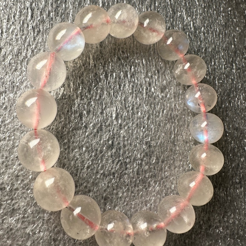 Clear Beaded Bracelet